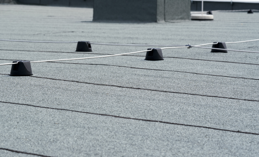 Close-up of a roof vent, a common source of leaks