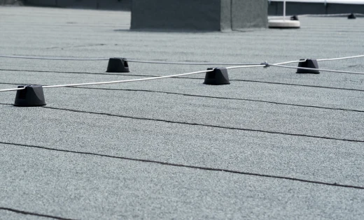 Close-up of a roof vent, a common source of leaks
